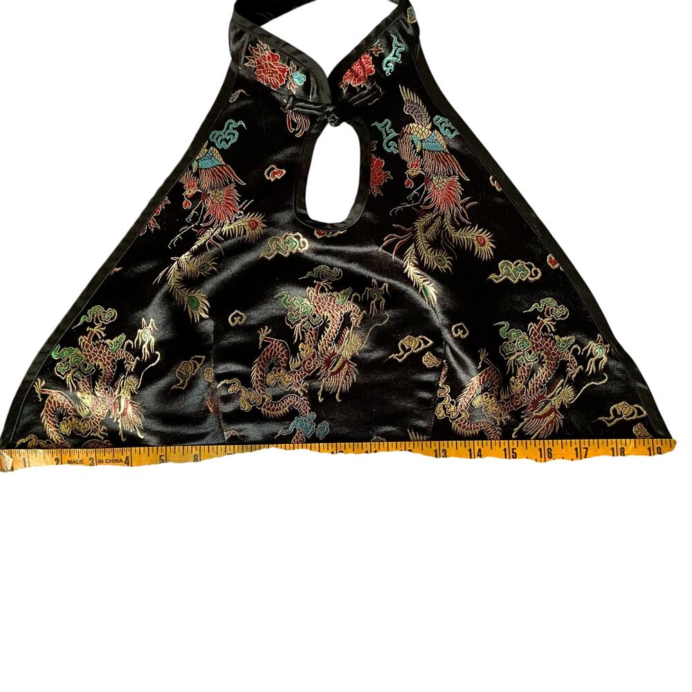 Fairycore Asian Print Crop Top: 90s, Y2K - Picture 4 of 5